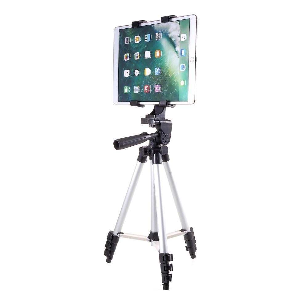 Premium stativ tripod til tablets/iPad sølv