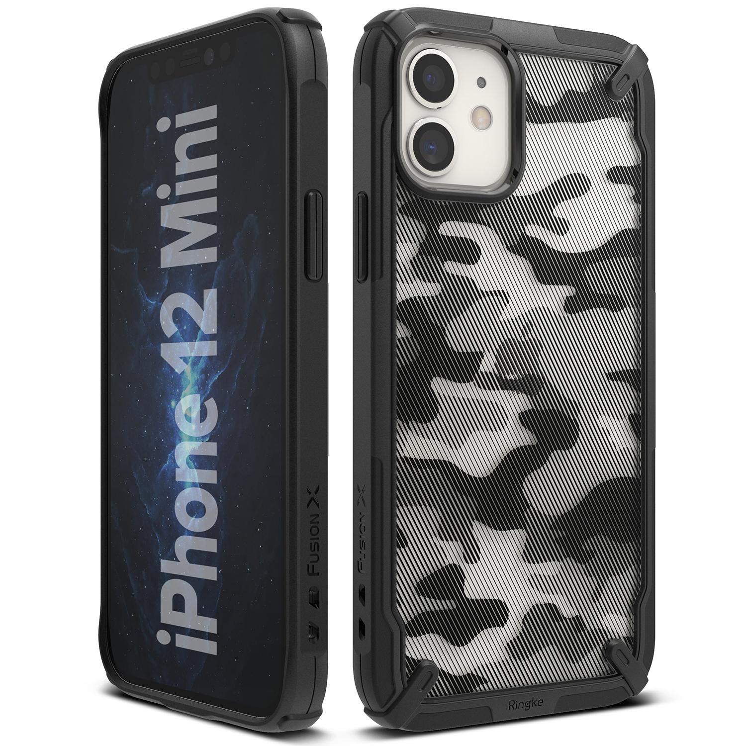 Fusion X Case iPhone 12 Mini Camo Black