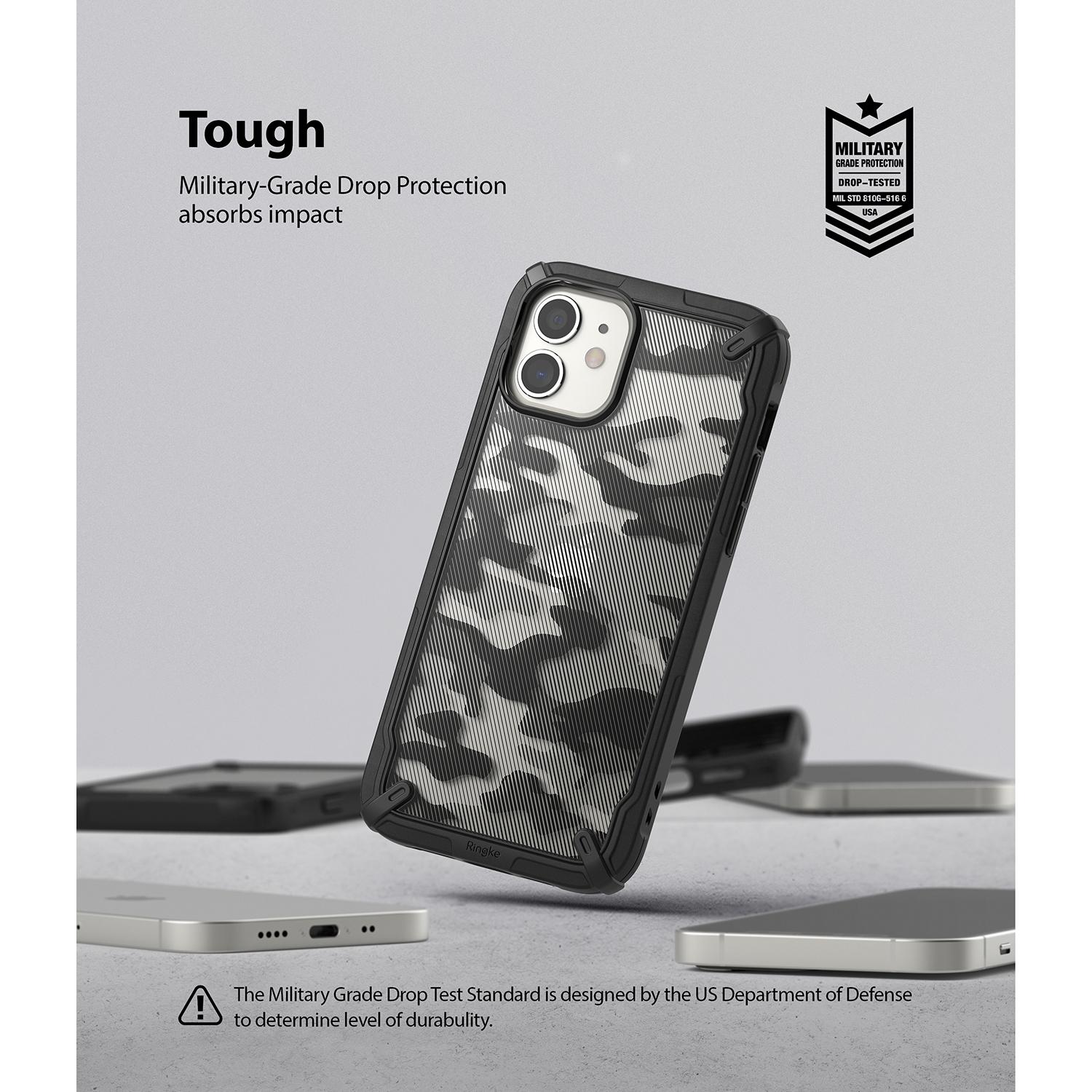 Fusion X Case iPhone 12 Mini Camo Black