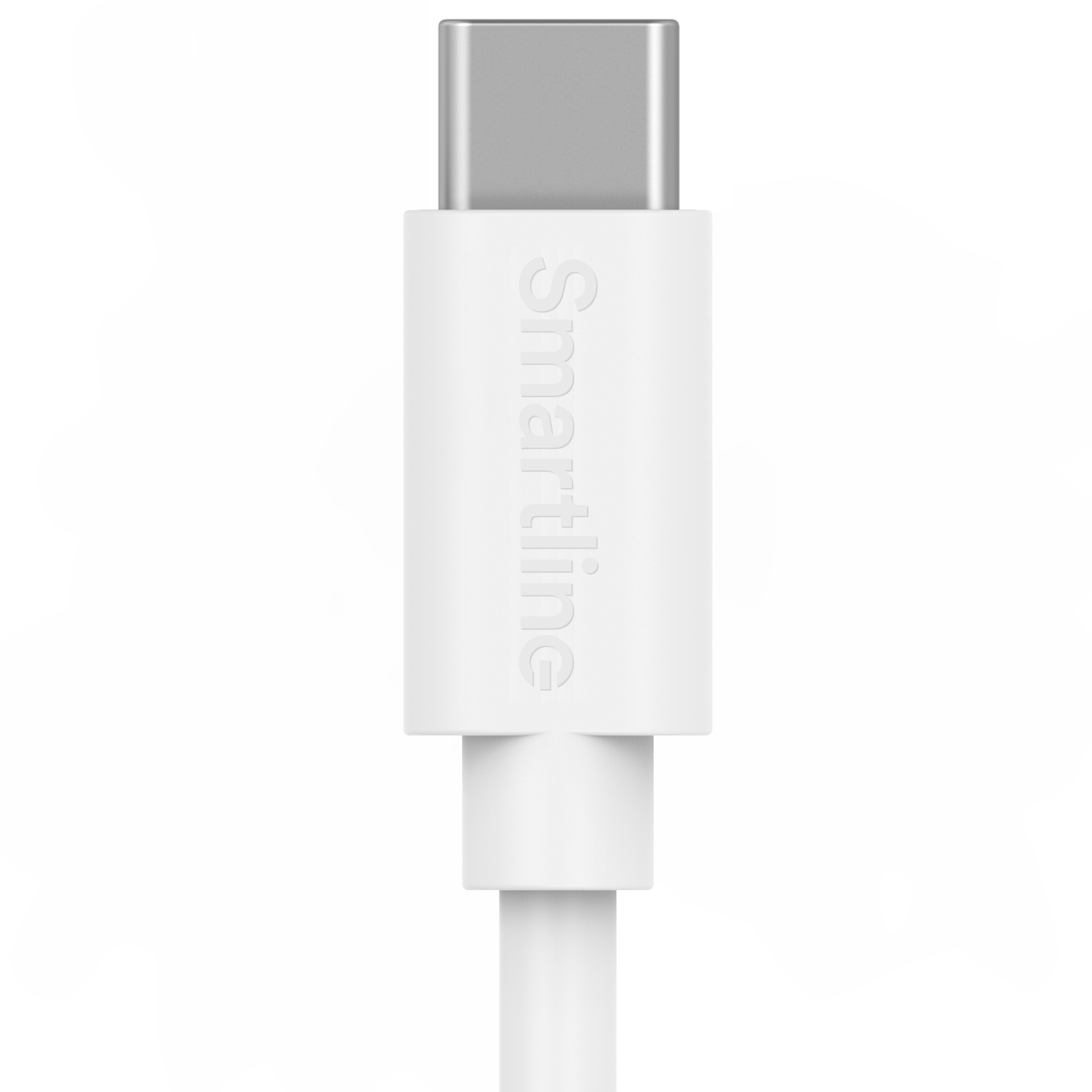 Langt USB-kabel USB-C - USB-C 2m Motorola Moto G24 Power hvid