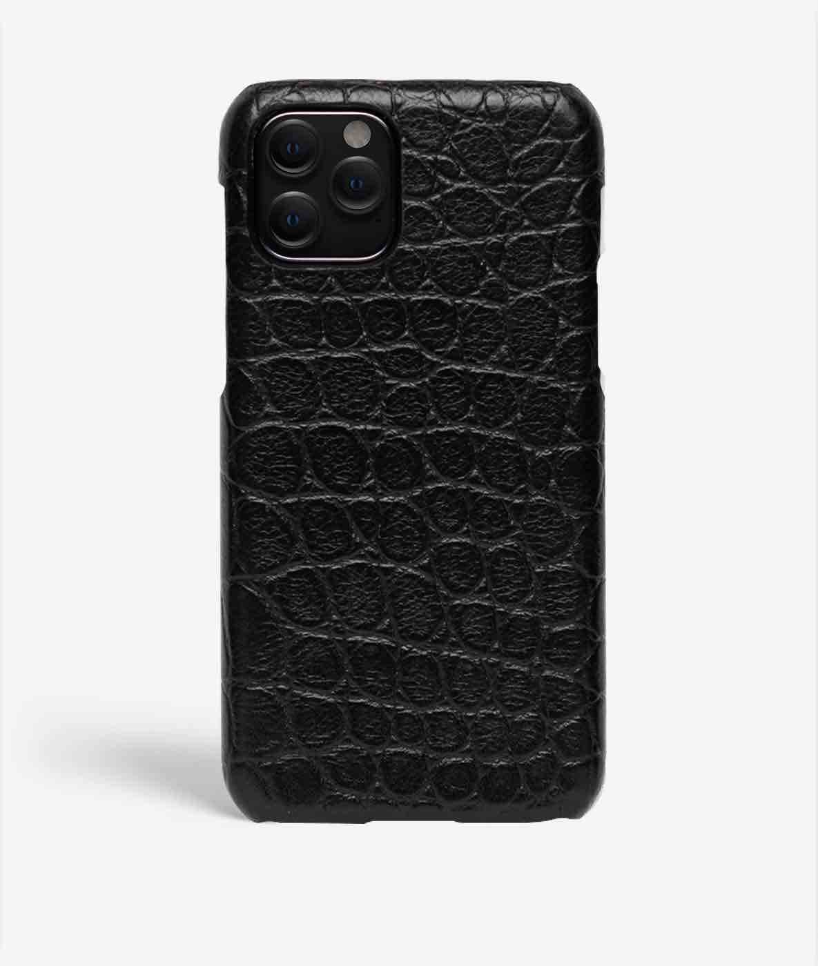 Cover iPhone 11 Pro Small Croco Sort