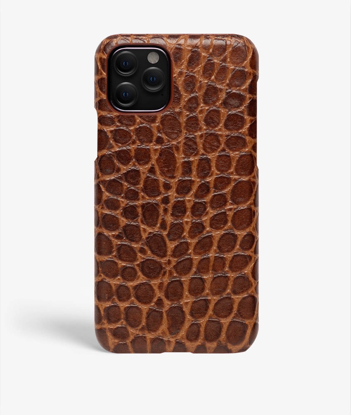 Cover iPhone 11 Pro Small Croco Brun